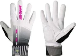 LillSport XC Gloves Legend Slim (White/Pink)