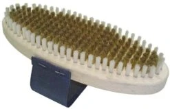 Solda Brass Wire Flat Brush, Oval