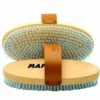Maplus Hard Nylon Flat Brush, Oval