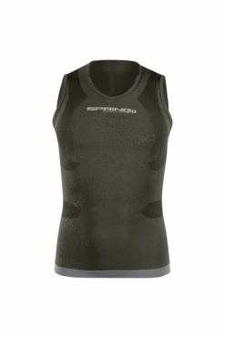 Spring Sleeveles T-shirt For Man, Dark Grey