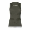 Spring Sleeveless T-shirt For Woman, Dark Grey