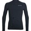 Spring Long Sleeve Training Top For Man, Navy Blue