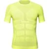Spring Short Sleeve Training T-shirt For Man, Yellow