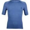 Spring Short Sleeve Training T-shirt For Man, Blue