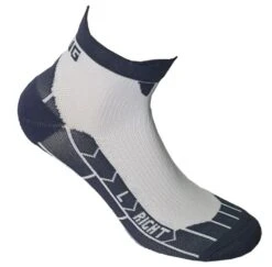 Spring Invisible Short Socks, Black/White