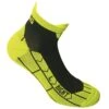 Spring Invisible Short Socks, Black/Yellow