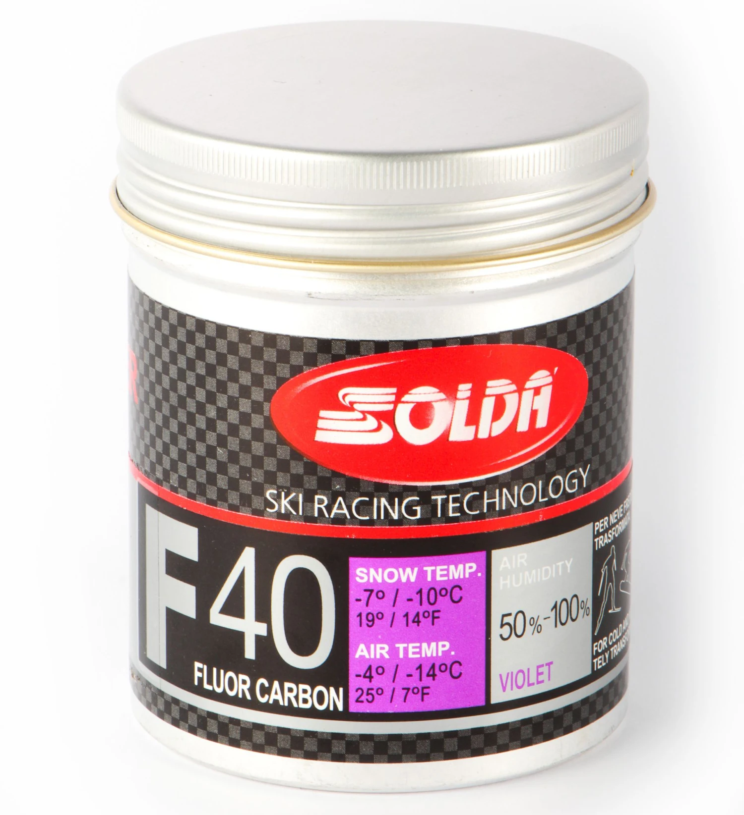 Solda F40 CARBON Powder Violet -4...-14°C, 30g 1 Solda F40 CARBON Powder Violet -4...-14°C, 30g