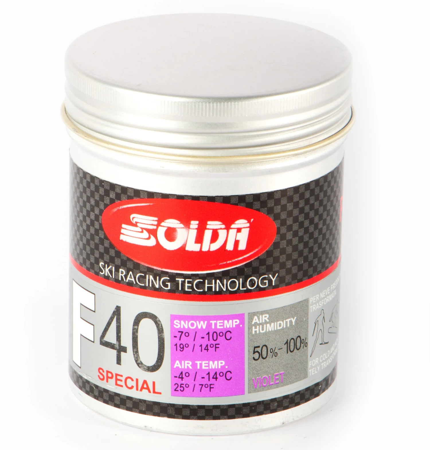 Solda F40 SPECIAL Powder Violet -4...-14°C, 30g 1 Solda F40 SPECIAL Powder Violet -4...-14°C, 30g