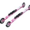 Swenor Aluminium Skate Pink Rollerskis + Rottefella Rollerski Skate Bindings